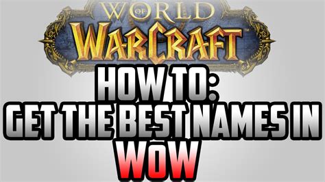 Namen generator wow The World Of Warcraft is one of the most enticing open-world games of all time and people are in love with that
